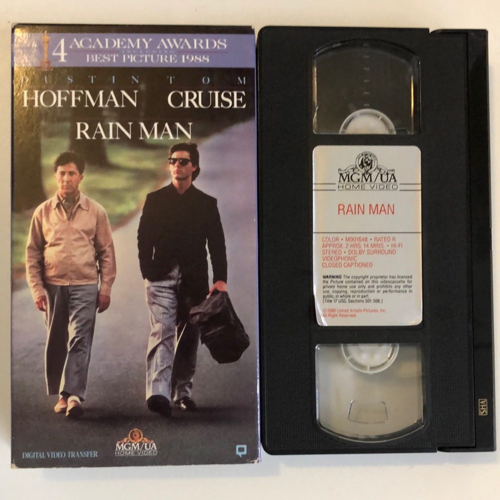 10for$20💙Rain Man VHS Tape